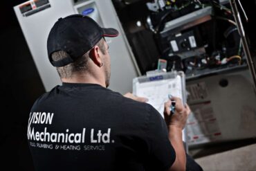 Vision Plumbing Heating Cooling Furnace Inspection