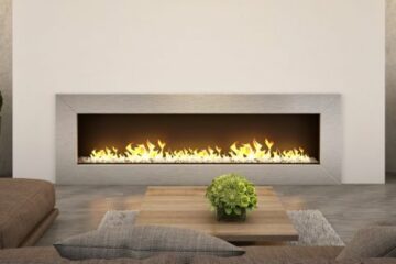 Gas or electric fireplace