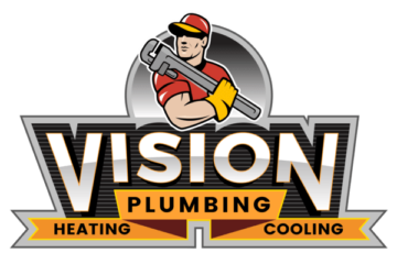 Logo of Vision Plumbing Heating Cooling in Kelowna & surrounding Okanagan cities