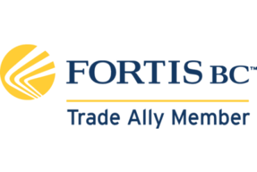 Badge showing that Vision Plumbing Heating Cooling is a FortisBC Trade Ally Member